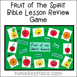 Fruit of the Spirit Bible Game for Sunday School and Children's Ministry from www.daniellesplace.com