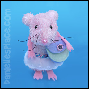 El Raton the Mouse Tooth Fairy Sock Craft for Kids www.daniellesplace.com