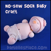 No-sew Sock Craft for Kids