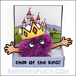 Child of the King Pom Pom Craft from www.daniellesplace.com