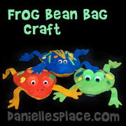 Frog Beanbag Craft 2 from www.daniellesplace.com