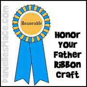 Honor Your Father Ribbon Craft