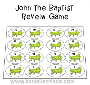 John the Baptist Review Game from www.daniellesplace.com