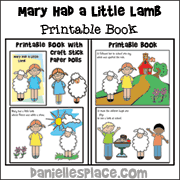 Mary Had a Little Lamb Printable Book