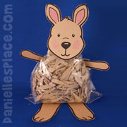 Kangaroo Bag Craft from www.daniellesplace.com