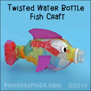 Twisted water bottle fish