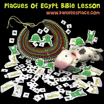 Moses Bible Lesson - Plagues of Egypt Bible Lesson from www.daniellesplace.com
