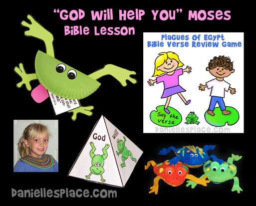 Moses Bible Lesson - Plagues of Egypt Bible Lesson for Sunday School from www.daniellesplace.com