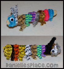 Caterpillar Craft from www.daniellesplace.com