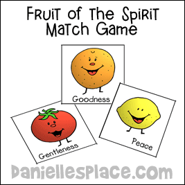 Fruit of the Spirit Match Game