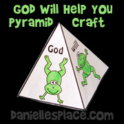 Pyramid Bible Verse Bible Craft for Sunday School from www.daniellesplace.com