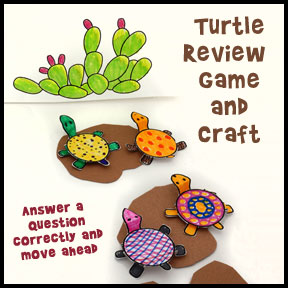 Turtle Bible lesson review game from www.daniellesplace.com