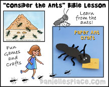 Consider the Ants Sunday School Lesson from www.daniellesplace.com