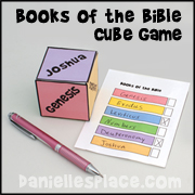Review the Books of the Bible Cube Game for Children's Ministryfrom www.daniellesplace.com