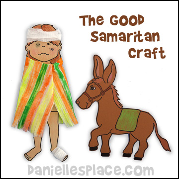 Hurt Man Paper Doll for The Good Samaritan Bible Lesson from www.daniellesplace.com