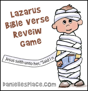 Lazarus Bible Verse Review Bible Game from www.daniellesplace.com