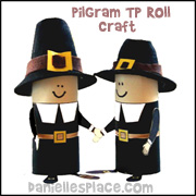 Pilgrim TP Tube Craft from www.daniellesplace.com
