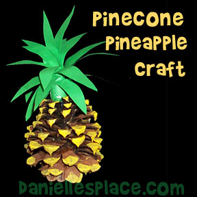 Pinecone Pineapple craft
