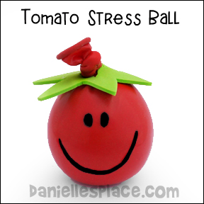 Sunday school tomato stress balls Bible craft from www.daniellesplace.com