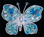 butterfly Christmas ornament