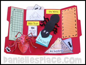 Ant Bug Buddy Study Home School Lapbook Lessons from www.daniellesplace.com