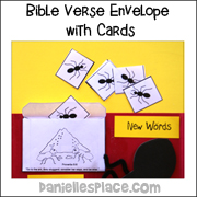 Bible Verse Ant Cards and Envelopes