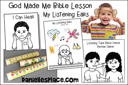 God Made Me Bible Lesson for Children - My Listening Ears