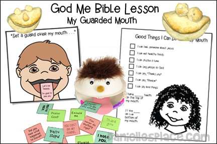 God Made Me Bible Lesson - My Guarded Mouth