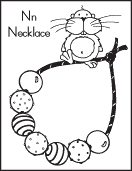 alphabet letter n printable worksheet