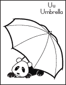 abc letter u printable activity sheet