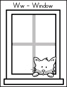 alphabet letter w printable work sheet game