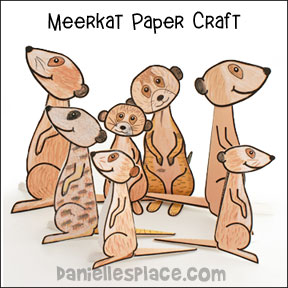 Meerkat Crafts for Kids
