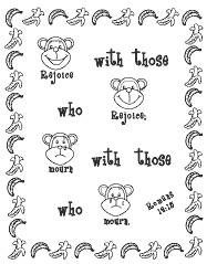 Bible Verse Color Sheet for Sunday School