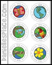 Save the Earth Stickers