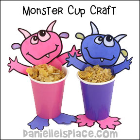 Monster Treat Cup Craft