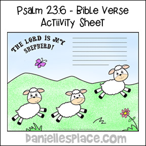 sheep writing sheet craft for Sunday School