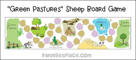 The Good Shepherd Printable game board