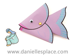 Jonah and the Whale Bible Puppet Craft for Sunday School