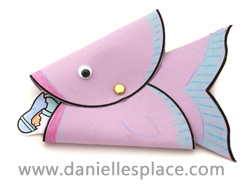Jonah and the Whale Bible Puppet Craft for Sunday School