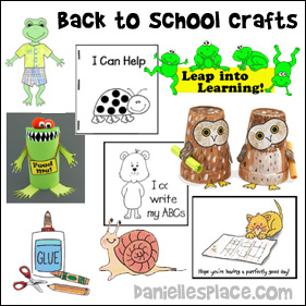Back to School Crafts for Children