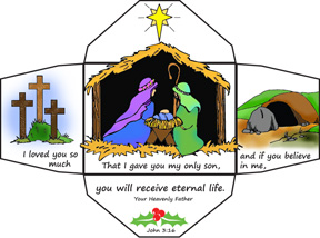 Christmas Letter from God Envelope Craft for Kids