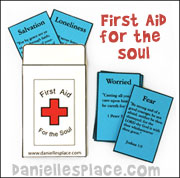 First Aid for the Soul Envelope Bible Craft for Children from www.daniellesplace.com