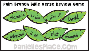 palm branch bible verse review game