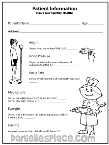 spiritual health sheet www.daniellesplace.com