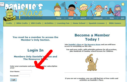 resource Login Page