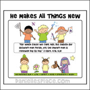 He Makes All Things New Coloring Activity Sheet from www.daniellesplace.com