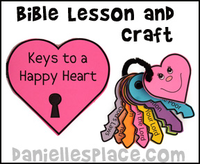 Bible Verse Memorization Key Chain Craft from www.daniellesplace.com