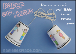 "Call on God" Paper Cup Phones 