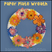God Made the Plants Paper Plate Craft from www.daniellesplace.com