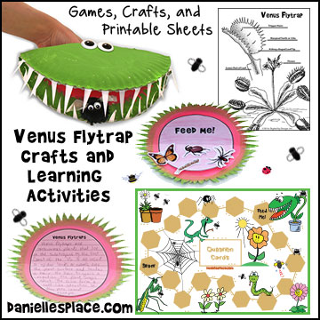 Venjus Flytrap Crafts and Learning Activities for Children